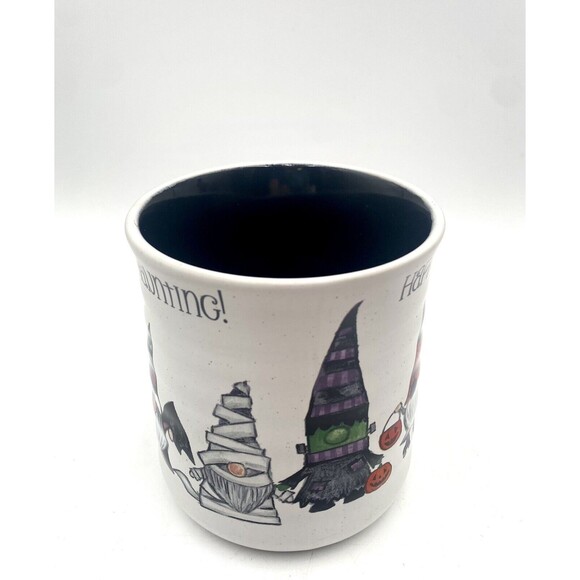 Cobwebs & Caldrons Happy Haunting Halloween 16 oz. Gnomes In Costumes Heavy Mug - Picture 2 of 10